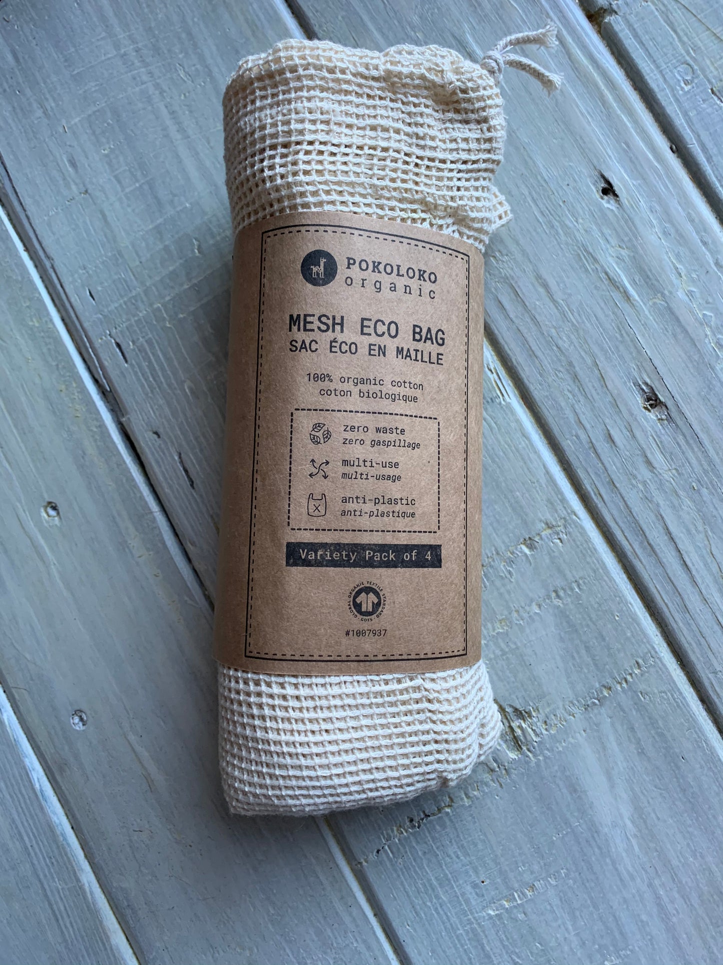 Mesh eco produce bag -pack of four