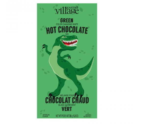 Dinosaur Green Colour Changing Hot Chocolate
