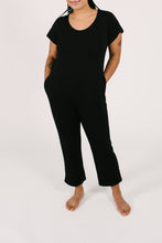 Load image into Gallery viewer, Thursday Romper Midnight Black
