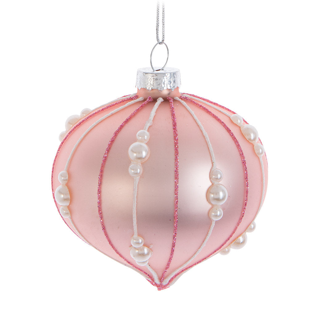 Pink pearl ornament