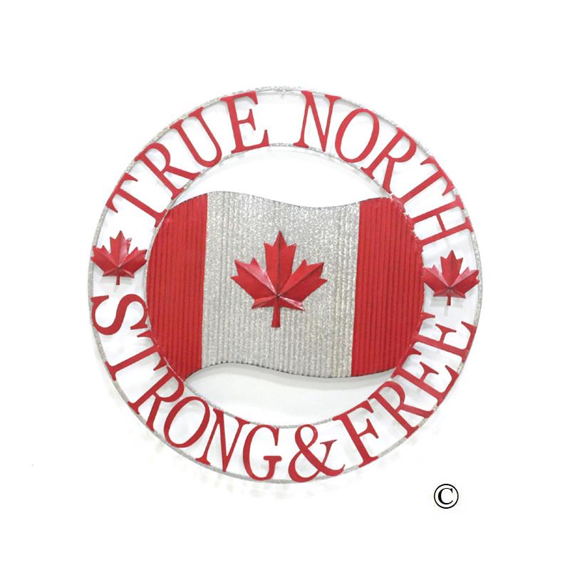 Canada True North Circle Sign