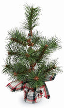 Load image into Gallery viewer, Tartan wrapped pine tree
