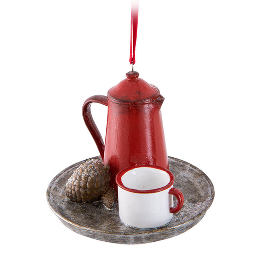 Coffee pot ornament