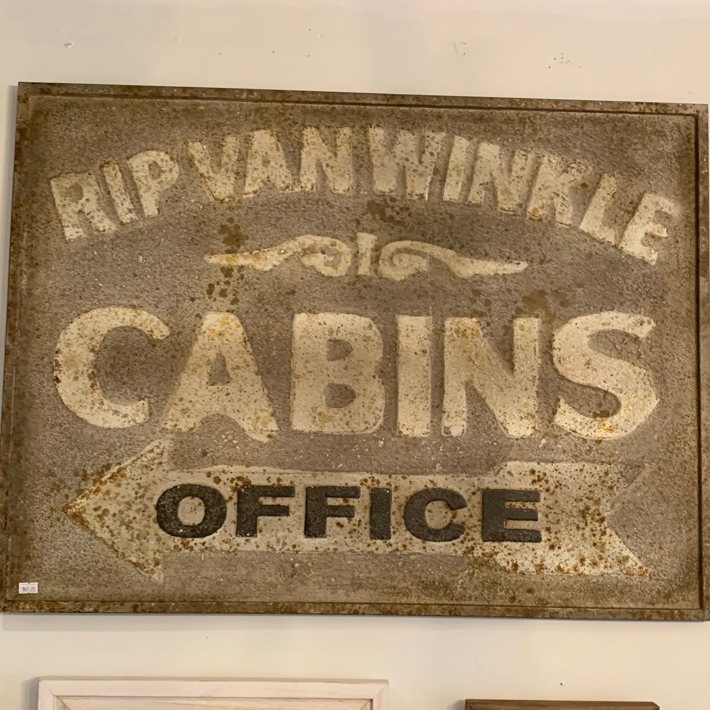 Rip Van Winkle Cabins Sign