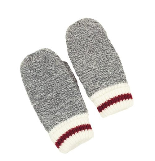 Kids Mixed Grey Work Mittens
