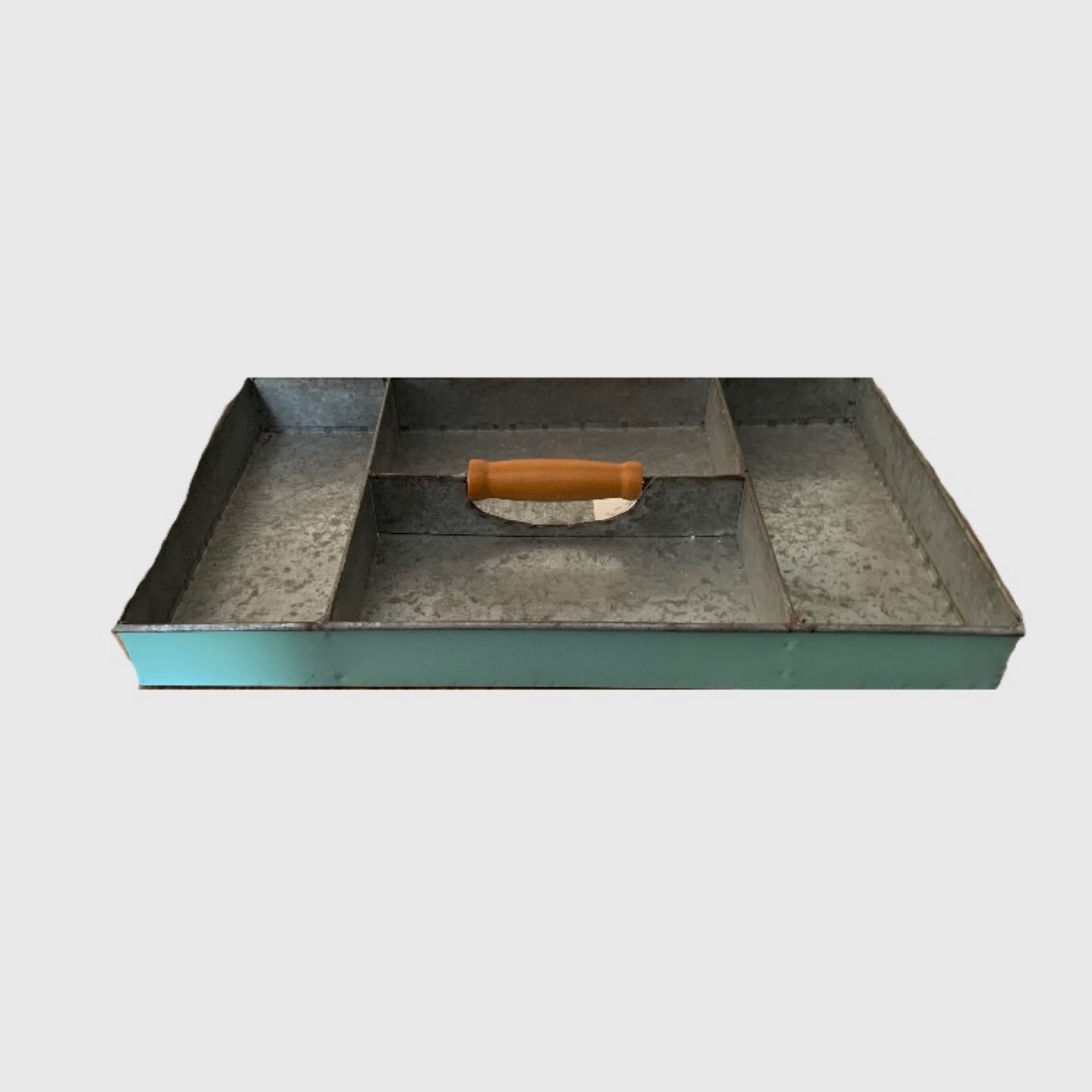Turquoise Tray with sections
