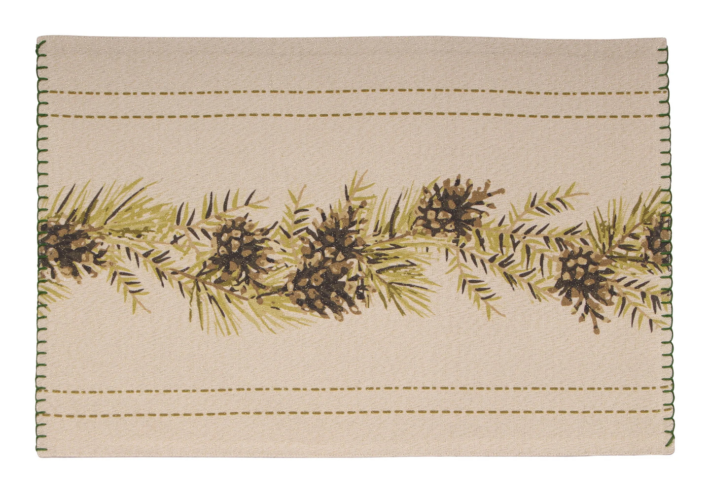 Shimmer Pinecone Placemats