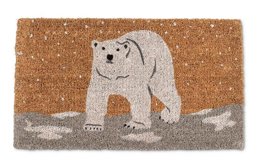 Polar Bear Coir Doormat