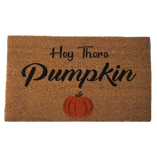 Hey There Pumpkin Coir Doormat