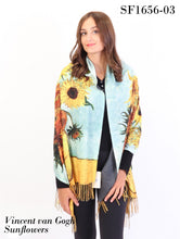 Load image into Gallery viewer, Art inspired scarves
