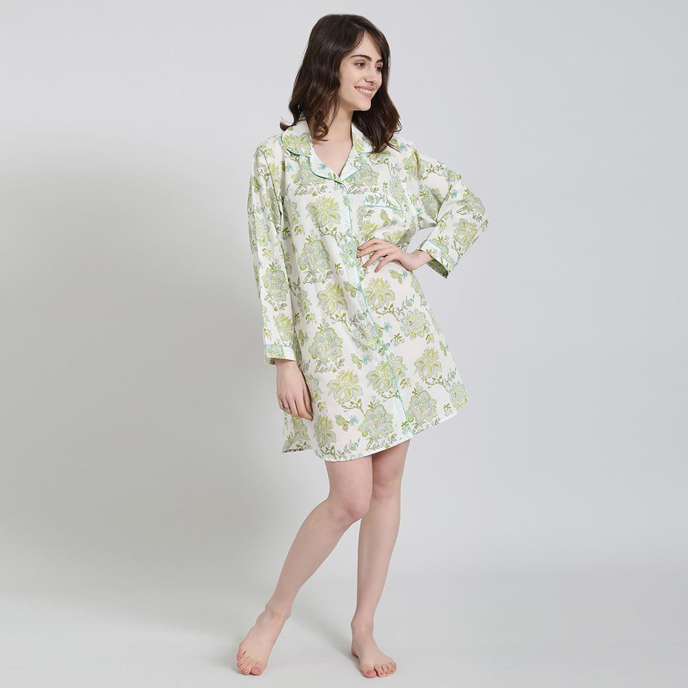 Cotton Nightshirt Pajamas